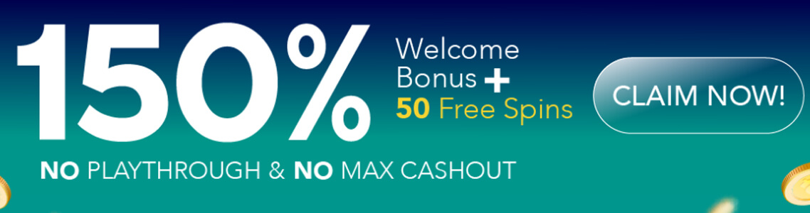 Bonus 330% up to $3,300 + 50 free spins